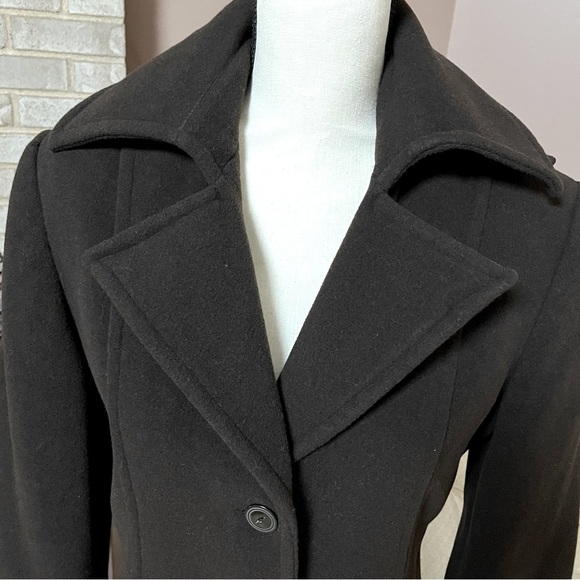 Marvin Richards Wool Blend Topcoat - Dark Brown - Picture 4 of 13